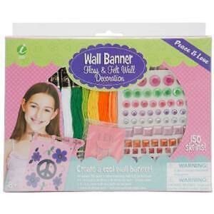 Iris Wall Banner Kit Peace And Love Craft Kit